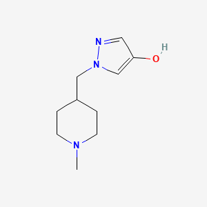 1-((1-Methylpiperidin-4-yl)methyl)-1H-pyrazol-4-ol