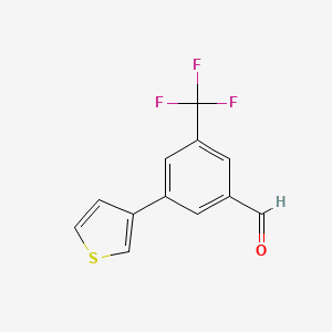 3-Thiophen-3-yl-5-trifluoromethyl-benzaldehyde