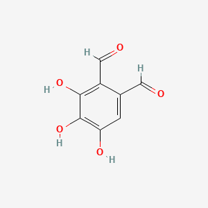 molecular formula C8H6O5 B1206907 3,4,5-Trihydroxyphthalaldehyde CAS No. 483-53-4
