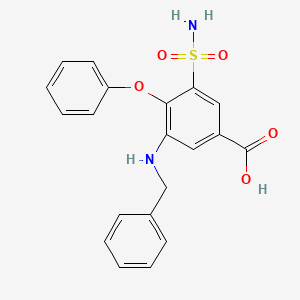 molecular formula C20H18N2O5S B1206909 Benzmetanide CAS No. 28395-11-1
