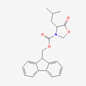 (9H-Fluoren-9-yl)methyl 4-isobutyl-5-oxooxazolidine-3-carboxylate