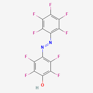molecular formula C12HF9N2O B1206911 4-Hydroxynonafluoroazobenzene CAS No. 25593-03-7