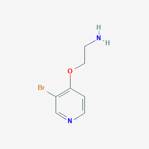 2-[(3-Bromopyridin-4-yl)oxy]ethan-1-amine