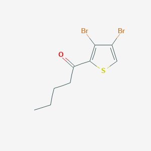 1-(3,4-Dibromothiophen-2-yl)pentan-1-one