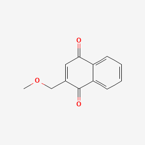 molecular formula C12H10O3 B1206913 2-Methoxymethyl-1,4-naphthoquinone CAS No. 39510-88-8