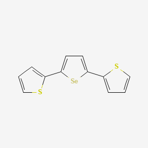 molecular formula C12H8S2Se B1206915 2,5-Di-(2'-thienyl)selenophene CAS No. 51678-15-0