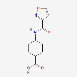 molecular formula C11H14N2O4 B12069166 cis 4-(Isoxazole-3-carboxamido)cyclohexanecarboxylic acid 