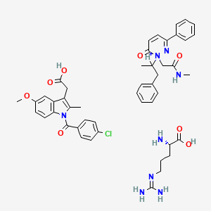 molecular formula C47H54ClN8O8+ B1206923 Combiflex CAS No. 81246-66-4