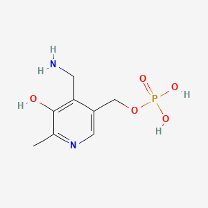 molecular formula C8H13N2O5P B1206929 Pyridoxamine phosphate CAS No. 529-96-4