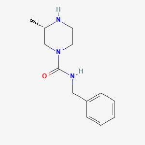 molecular formula C13H19N3O B12069291 (3S)-N-benzyl-3-methylpiperazine-1-carboxamide 