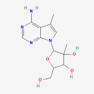 5-Methyl-7-(2-C-methyl-beta-D-ribofuranosyl)-7H-pyrrolo[2,3-d]pyrimidin-4-amine