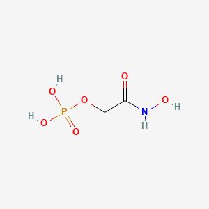 molecular formula C2H6NO6P B1206932 Phosphoglycolohydroxamic Acid CAS No. 51528-59-7