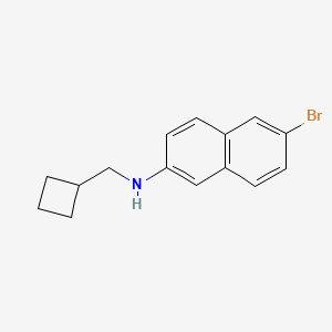 6-Bromo-N-(cyclobutylmethyl)naphthalen-2-amine