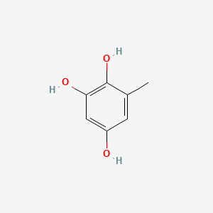 molecular formula C7H8O3 B1206936 2,3,5-Trihydroxytoluene CAS No. 767-81-7