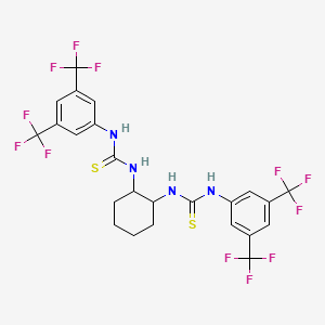 1-[3,5-Bis(trifluoromethyl)phenyl]-3-(2-{3-[3,5-bis(trifluoromethyl)phenyl]thioureido}cyclohexyl)thiourea