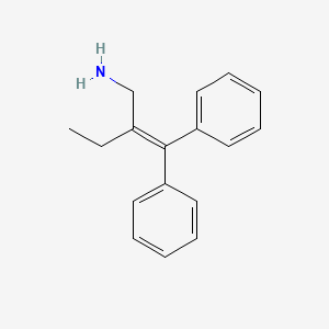 molecular formula C17H19N B1206945 Etifelmine CAS No. 341-00-4
