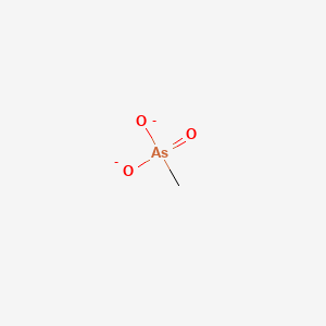 molecular formula CH3AsO3-2 B1206947 甲基砷酸 CAS No. 51952-65-9