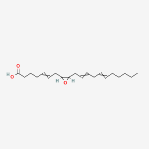 molecular formula C20H32O3 B1206949 7-[3-(十一碳-2,5-二烯-1-基)环氧-2-基]庚-5-烯酸 CAS No. 81246-85-7