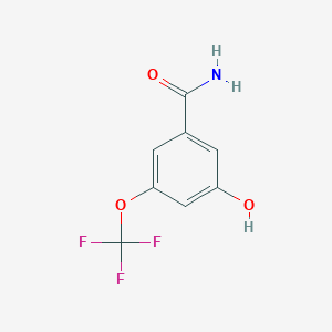 3-Hydroxy-5-(trifluoromethoxy)benzamide