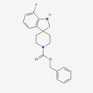 Benzyl 7-fluorospiro[indoline-3,4'-piperidine]-1'-carboxylate