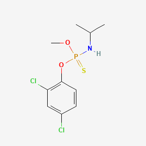 molecular formula C10H14Cl2NO2PS B1206952 Zytron CAS No. 299-85-4