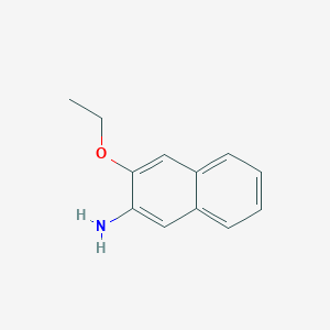 molecular formula C12H13NO B12069545 3-Ethoxynaphthalen-2-amine 