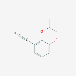 molecular formula C11H11FO B12069570 1-Ethynyl-3-fluoro-2-isopropoxy-benzene 