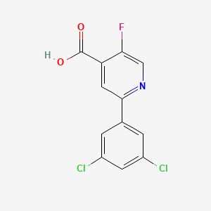 2-(3,5-Dichlorophenyl)-5-fluoroisonicotinic acid