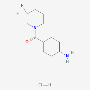 ((1r,4r)-4-Aminocyclohexyl)(3,3-difluoropiperidin-1-yl)methanone hydrochloride