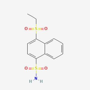 B1206960 4-Ethylsulfonylnaphthalene-1-sulfonamide CAS No. 842-00-2