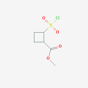 Methyl 2-(chlorosulfonyl)cyclobutane-1-carboxylate