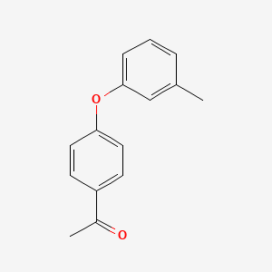 molecular formula C15H14O2 B12069676 1-(4-M-Tolyloxy-phenyl)-ethanone CAS No. 99433-26-8