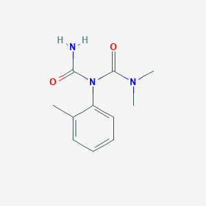 B1206972 1,1,3-Trimethyl-5-phenylbiuret CAS No. 76266-34-7