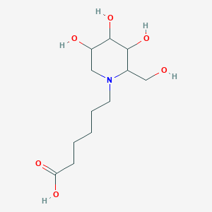 molecular formula C12H23NO6 B12069738 N-(5-Carboxypentyl)-deoxynojirmycin 