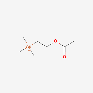 B1206975 Acetylarsenocholine CAS No. 39895-82-4