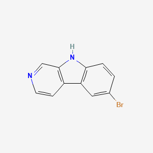 molecular formula C11H7BrN2 B1206977 优迪斯托明 N CAS No. 59444-69-8