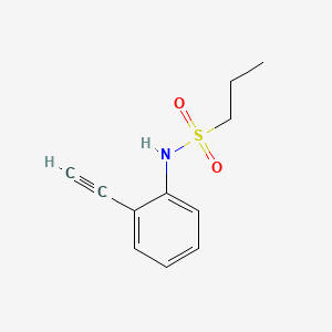 N-(2-Ethynylphenyl)propane-1-sulfonamide