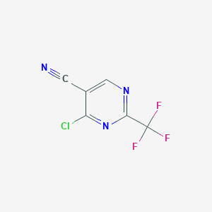 4-Chloro-2-(trifluoromethyl)pyrimidine-5-carbonitrile