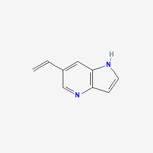 molecular formula C9H8N2 B12069855 6-Vinyl-1H-pyrrolo[3,2-b]pyridine 