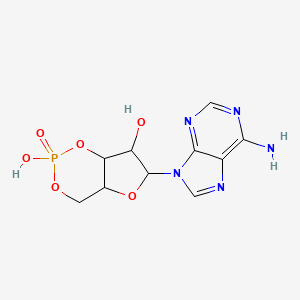 molecular formula C10H12N5O6P B1206989 阿克拉辛 CAS No. 24493-93-4