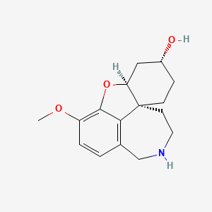 molecular formula C16H21NO3 B1206994 异石蒜胺 