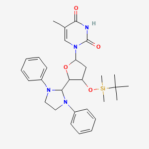 3'-o-(Tbdms)-5'-deoxy-5'-(1,3-diphenyl-2-imidazolidinyl)thymidine