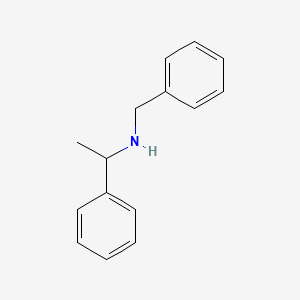 molecular formula C15H17N B1207000 N-苄基-1-苯乙胺 CAS No. 3193-62-2