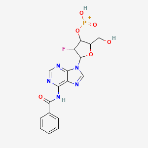 N-Benzoyl-2'-deoxy-2'-fluoroadenosine, 3'-(hydrogen phosphonate)