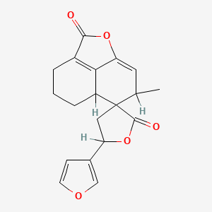 molecular formula C19H18O5 B1207008 泰乌斯可罗素 CAS No. 41759-79-9