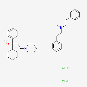 molecular formula C37H54Cl2N2O B1207009 Spasman combination CAS No. 79173-11-8