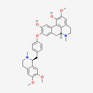 molecular formula C37H40N2O6 B1207020 巴基斯坦 CAS No. 36506-69-1