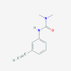 molecular formula C11H12N2O B12070216 3-(3-Ethynyl-phenyl)-1,1-dimethyl-urea 