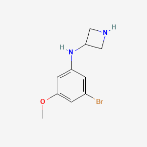 N-(3-bromo-5-methoxyphenyl)azetidin-3-amine