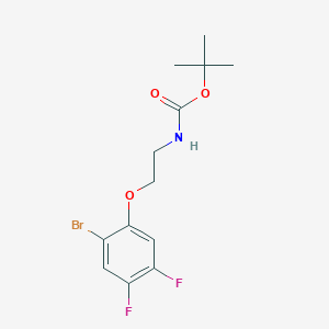 tert-Butyl (2-(2-bromo-4,5-difluorophenoxy)ethyl)carbamate